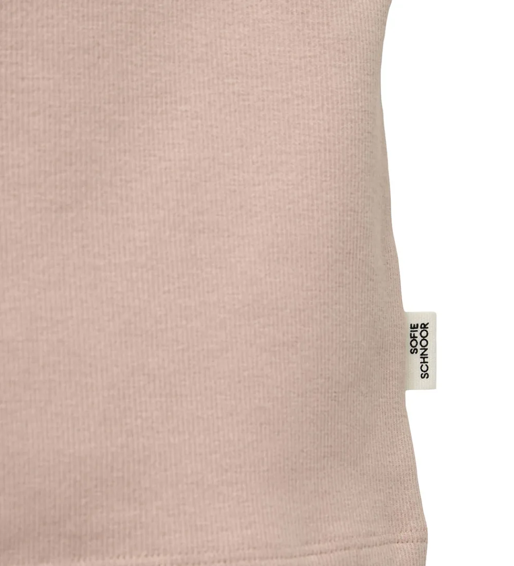 Børn Sofie Schnoor Basis|T-shirt - Rib - Light Rose