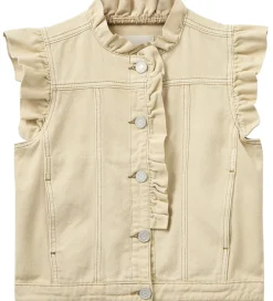 Børn Sofie Schnoor Veste>Vest - Denim - Arahsy - Off White Sand
