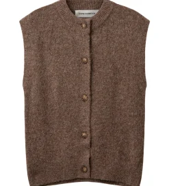 Børn Sofie Schnoor Veste|Vest - Strik - MagSY - Brown Melange