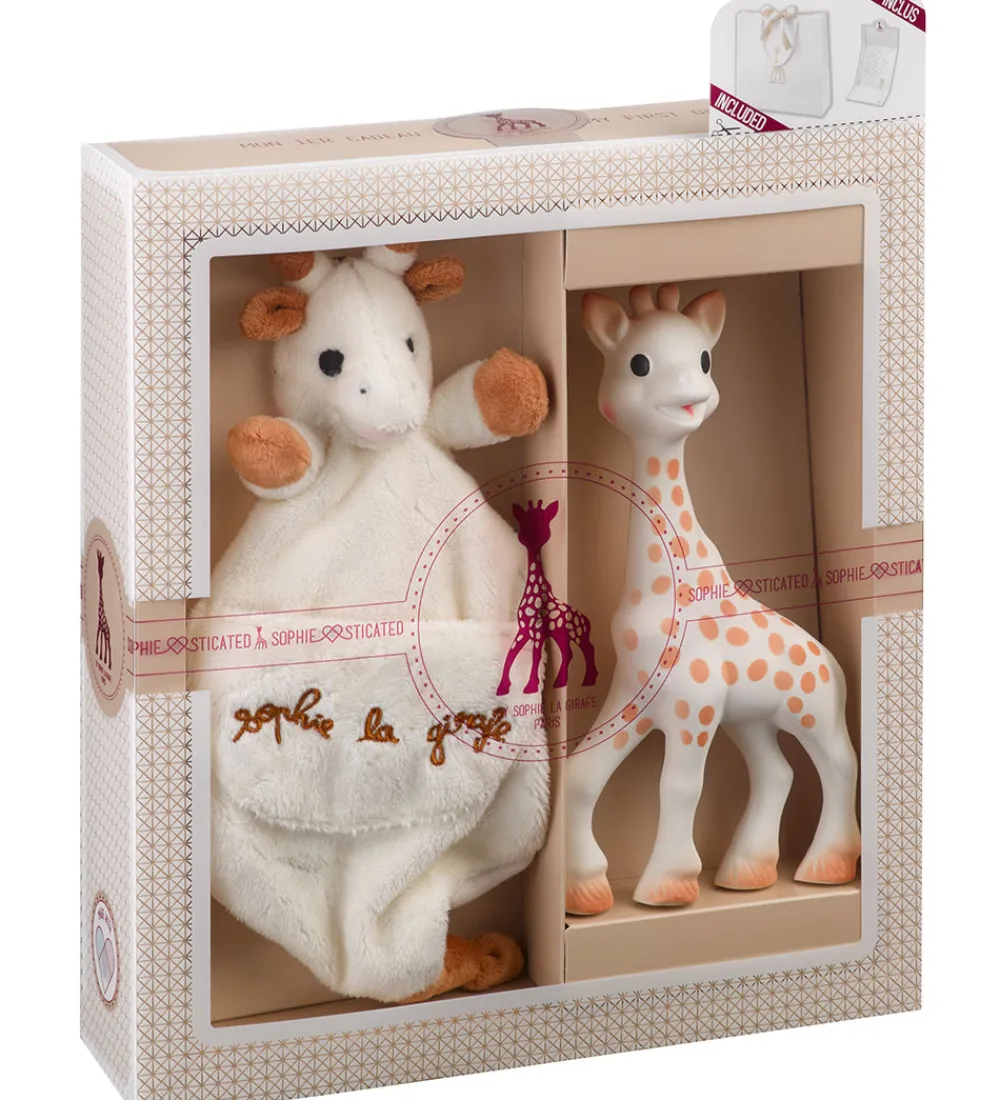 Sophie la Girafe Bideringe|Sutteklude Og Nusseklude>Gaveæske - Nusseklud/Bidering