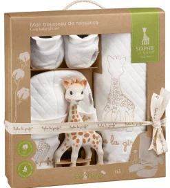 Sophie la Girafe Bideringe|Savlesmække>Gaveæske - My Birth Outfit - So Pure