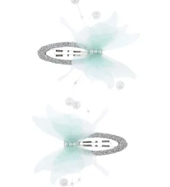 Souza Udklædningstøj|Hårspænder>Hårspænder - 2-pak - Blå Sommerfugle