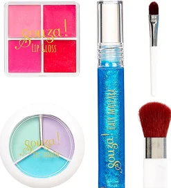 Souza Sminke>Sminkesæt - Øjenskygge/Lipgloss/Hårmascara - Princess