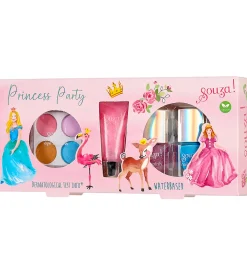 Souza Sminke>Sminkesæt - Øjenskygge/Neglelak/Lipgloss - Princess