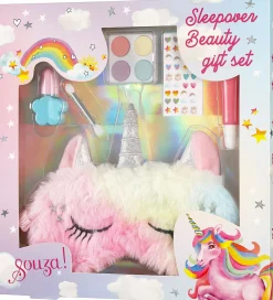 Souza Sminke|Sminkesæt m. Sovemaske - Enhjørning
