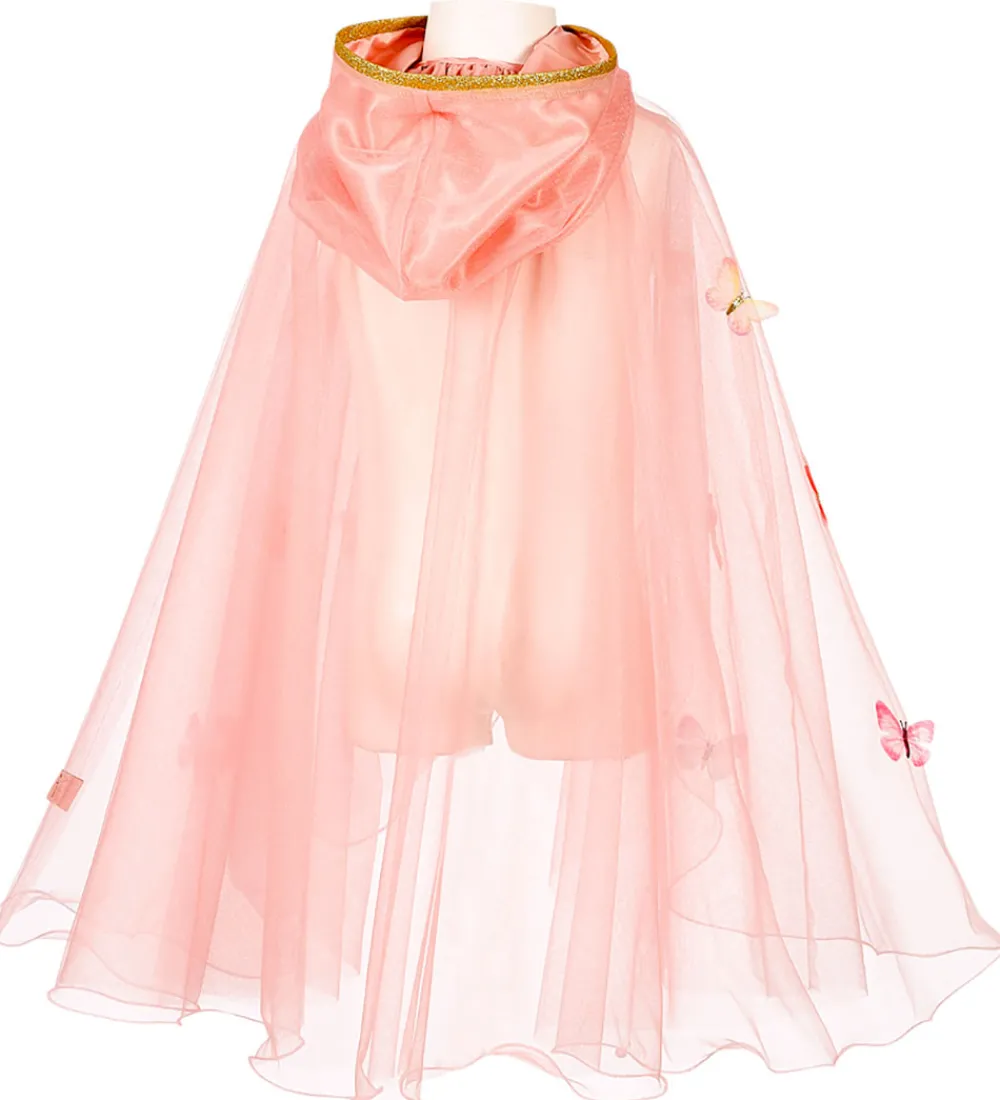 Souza Udklædningstøj|Udklædning - Fe-kappe - Lilyanne - Rosa/Sommerfugle