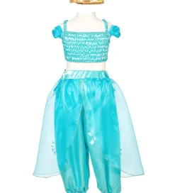 Souza Udklædningstøj|Udklædning - Prinsesse - Amira - Turkis