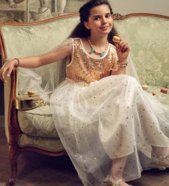 Souza Udklædningstøj|Udklædning - Prinsesse - Dorianne - Hvid/Guld