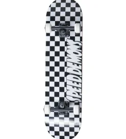 Speed Demons Skateboards>Skateboard - 7.5" - Checkers Komplet - Sort/Hvid