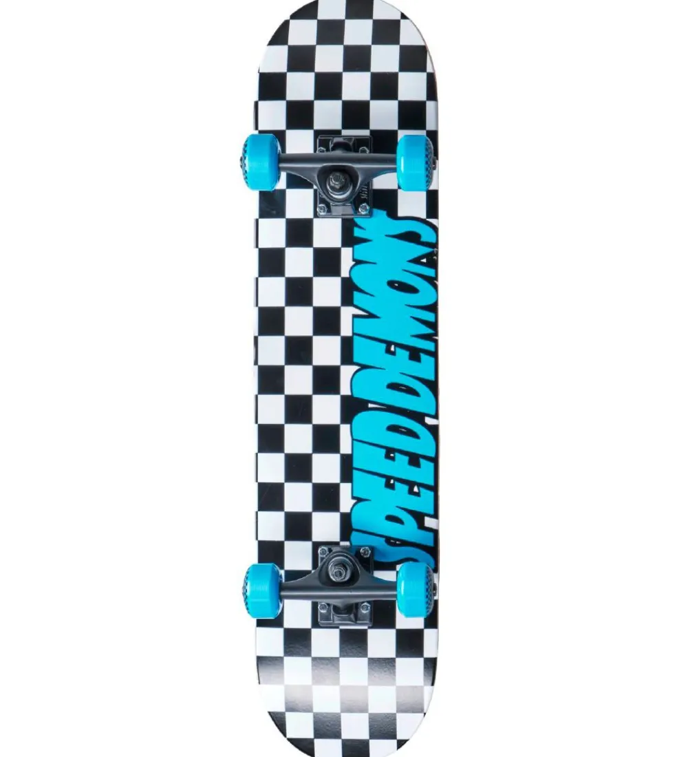Speed Demons Skateboards|Skateboard - 7.75'' - Checkers Komplet - Blå