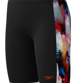 Speedo Svømmetøj>Badebukser - Digital Panel Jammer - Sort m. Print