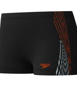 Speedo Svømmetøj>Badebukser - Plastisol Placement - Sort m. Orange