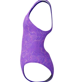 Børn Speedo Svømmetøj|Svømning></noscript>Badedragt - HyperBoom Allover Medalist - Lilla/Pink