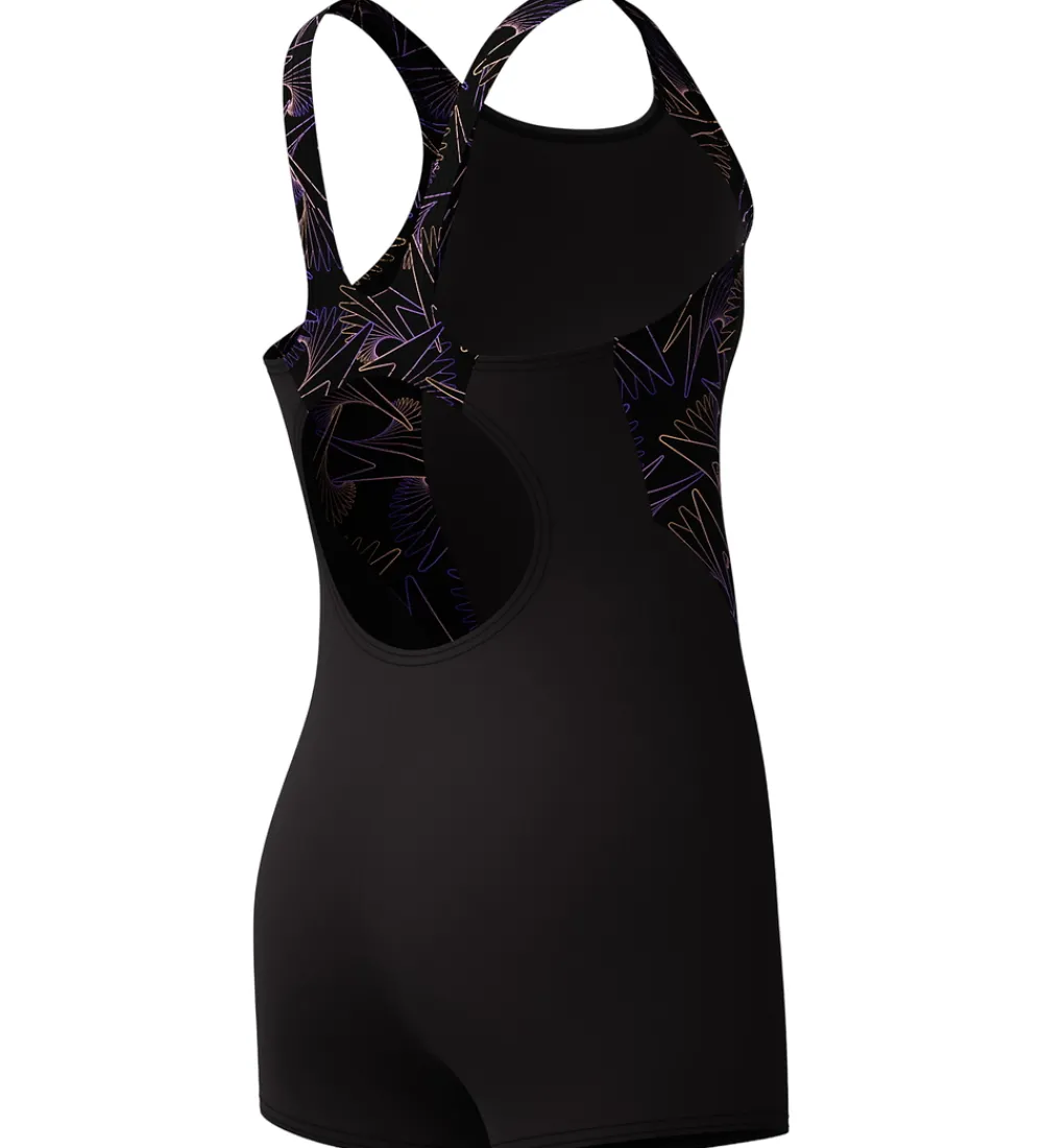 Børn Speedo Svømning|Svømning>Badedragt - HyperBoom Splice Legsuit - Sort/Fersken