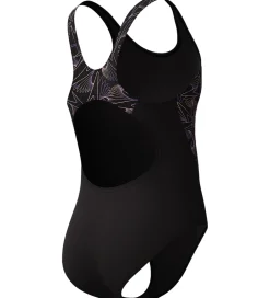 Børn Speedo Svømmetøj|Svømning>Badedragt - HyperBoom Splice Muscleback - Sort/Fersken