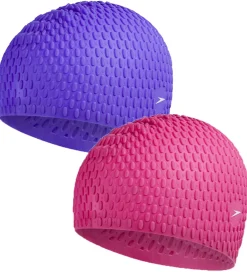 Speedo Badehætter>Badehætte - 1 stk. - Bubble - Assorteret - Pink/Lilla