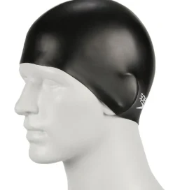 Speedo Badehætter>Badehætte - Junior Plain Moulded Silicone Cap - Sort