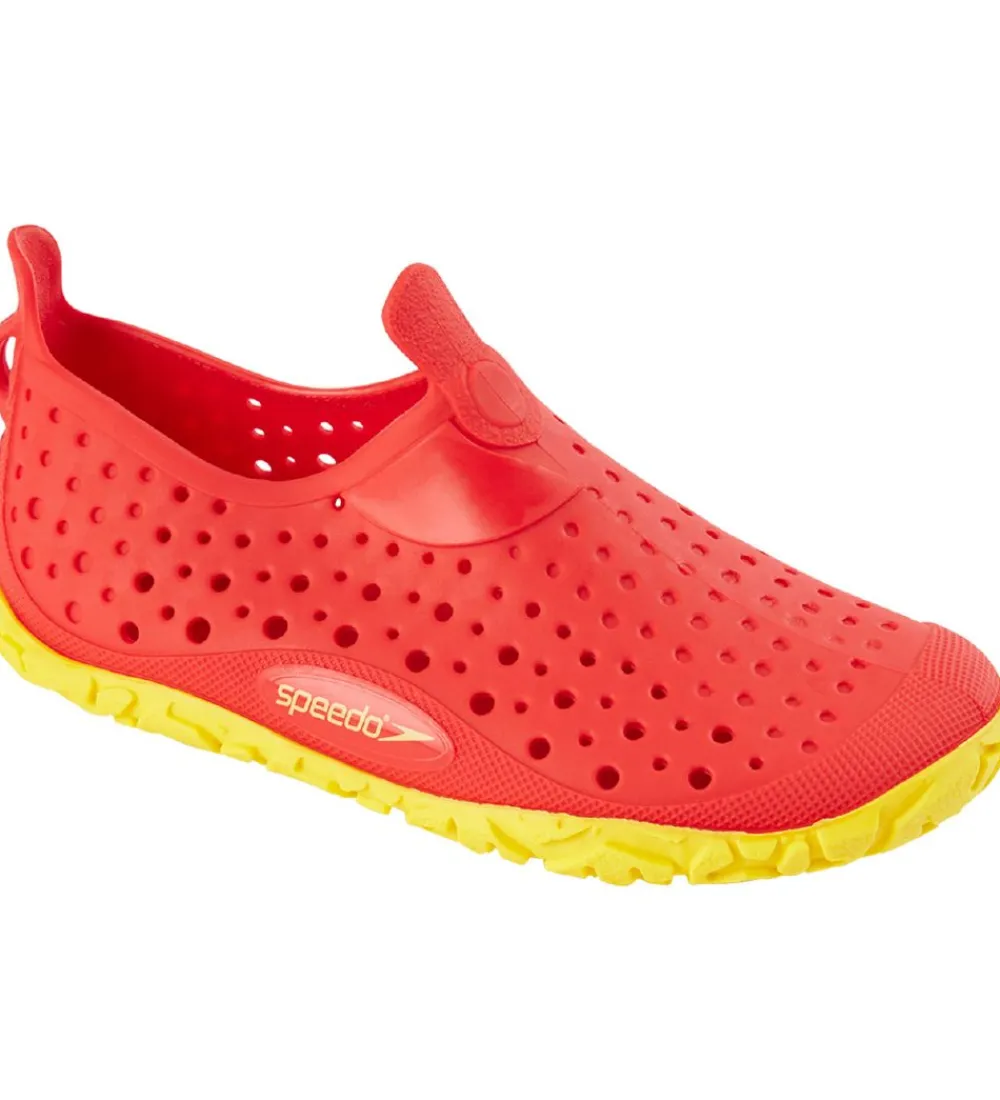 Speedo Badesko>Badesko - Jelly Junior - Rød/Gul
