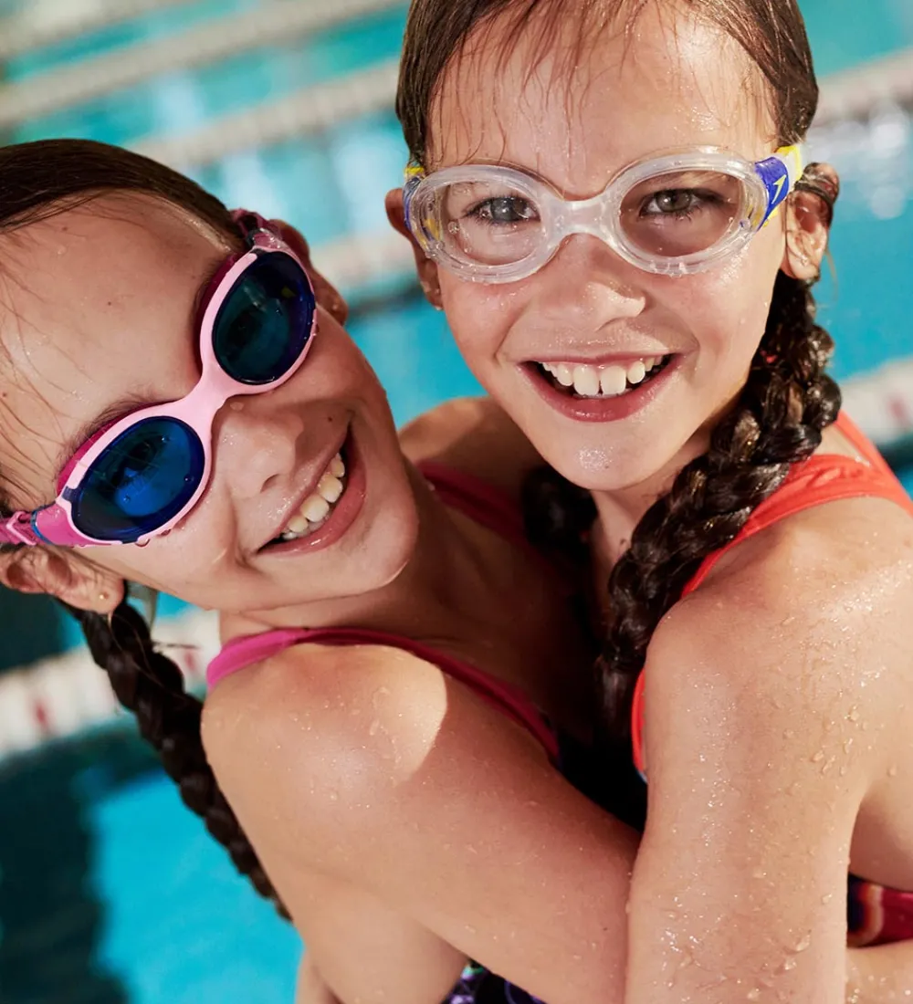 Speedo Svømmebriller|Svømmebriller - BioFuse 2.0 Junoir - Clear/Blue