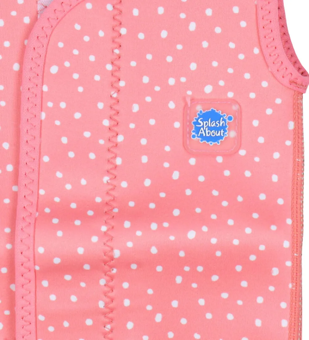 Splash About Svømmeveste|Svømning|Våddragt - Baby Wrap - Pink Dotty