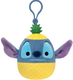Squishmallows Nøgleringe|Taskevedhæng - 9 cm - Disney Pineapple Stitch - Cl