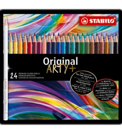 Stabilo Tuscher Og Farver|Skriveredskaber>Farveblyanter - Original Arty+ - 24 stk. - Multifarvet