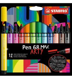 Stabilo Tuscher Og Farver|Kreativ Leg|Tuscher - Pen 68 Max Arty - 12 stk. - Multifarvet