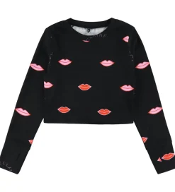 Børn Stella McCartney Kids Badetøj|Badebluse - Cropped - UV50+ - Sort m. Læbe