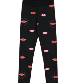 Børn Stella McCartney Kids Badetøj|Leggings - Sort m. Læber