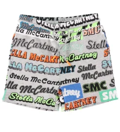Stella McCartney Kids Sportsshorts>Shorts - Logo Sport - Gråmeleret m. Stella