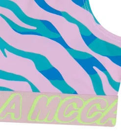 Stella McCartney Kids T-Shirts Og Toppe>Træningstop - Rosa/Blå/Grønstribet