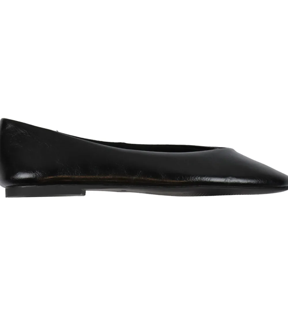 Steve Madden Ballerinaer>Ballerinasko - Darts - Black Action Leather