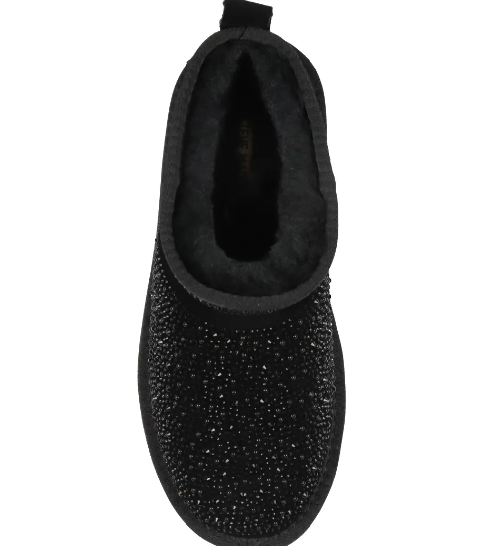 Steve Madden Bamsestøvler>Bamsestøvler - Clydes - Black Stone