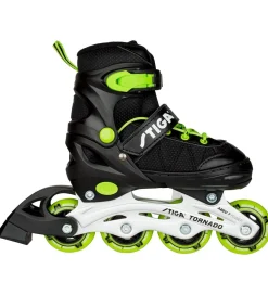 Stiga Rulleskøjter|Rulleskøjter|Rulleskøjter - Tornado - Sort/Grøn - Inliner