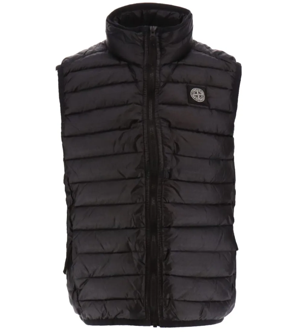 Børn Stone Island Dunveste Og Dyneveste>Dunvest - Sort