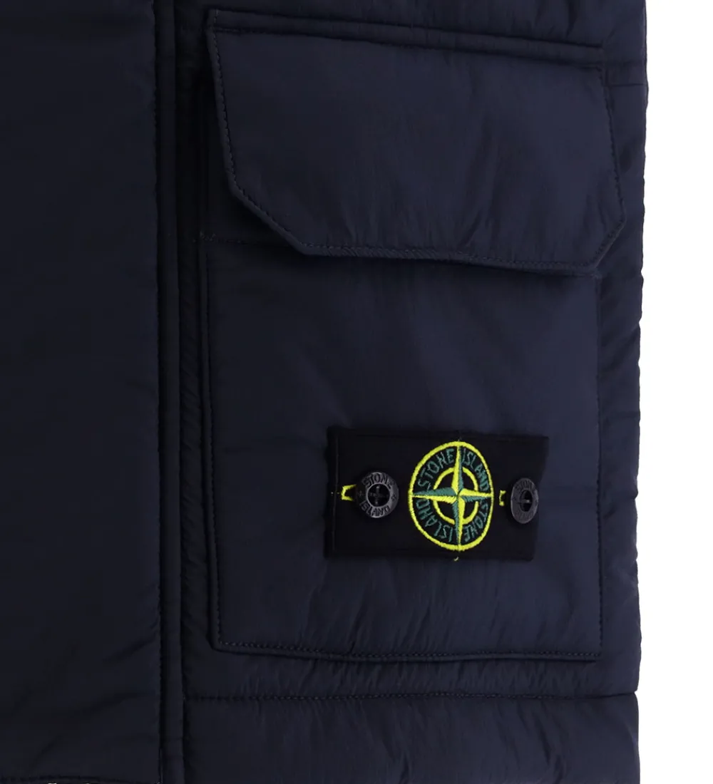 Børn Stone Island Veste|Dunveste Og Dyneveste>Dynevest - Navy Blue