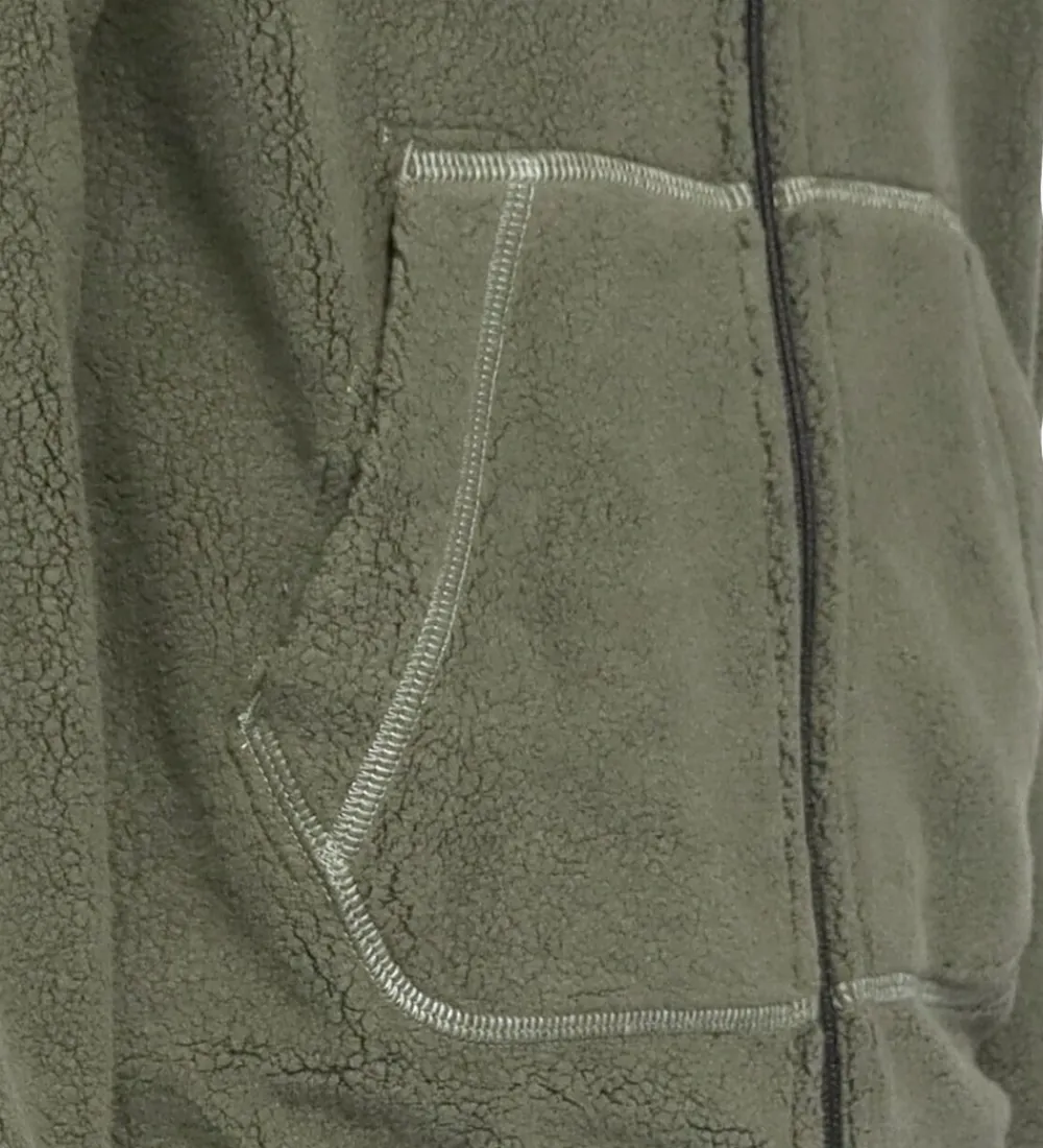 Børn Stone Island Fleece>Fleecejakke - Military Green