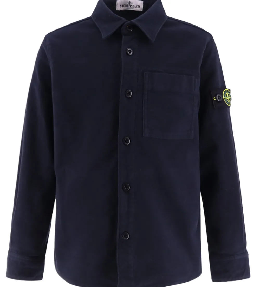 Børn Stone Island Skjorter>Skjorte - Overshirt - Navy