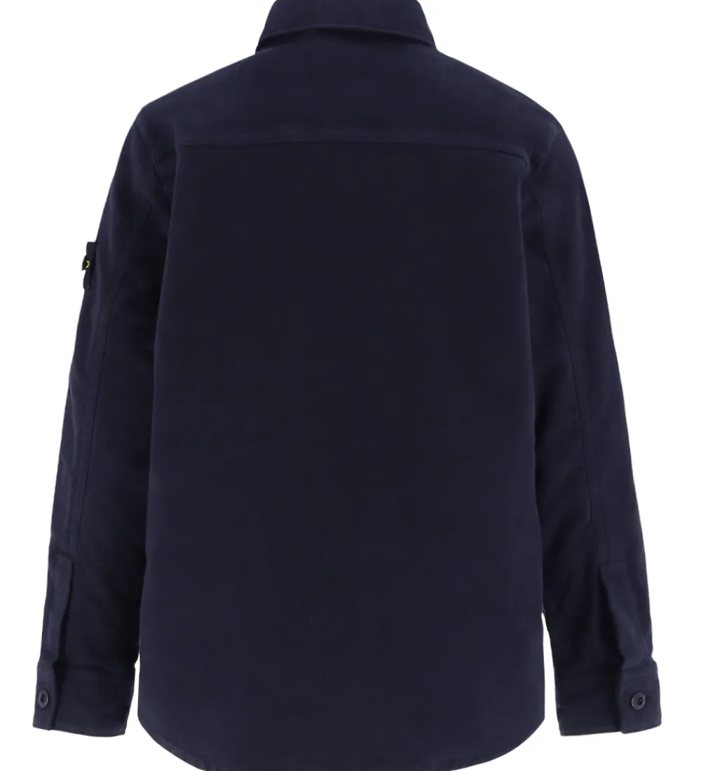 Børn Stone Island Skjorter>Skjorte - Overshirt - Navy