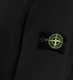 Børn Stone Island Sweatshirts|Basis>Sweatshirt - Sort