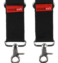 Storksak Pusletasker>- Klapvognskrog Til Pusletaske - Sort