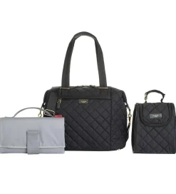 Storksak Pusletasker>Pusletaske - Stevie Quilt - Sort