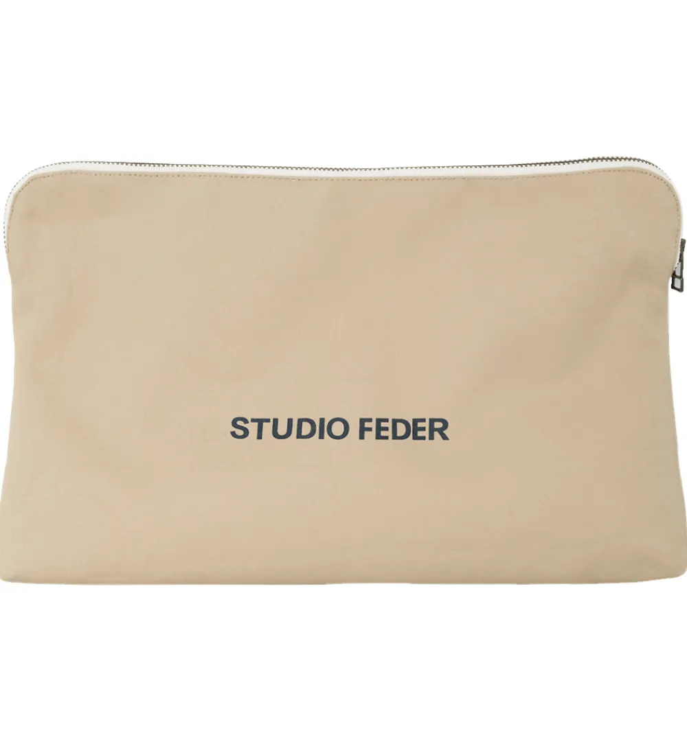 Studio Feder Toilettasker|Toilettasker>Toilettaske - Celia - Canvas - Sand Beige