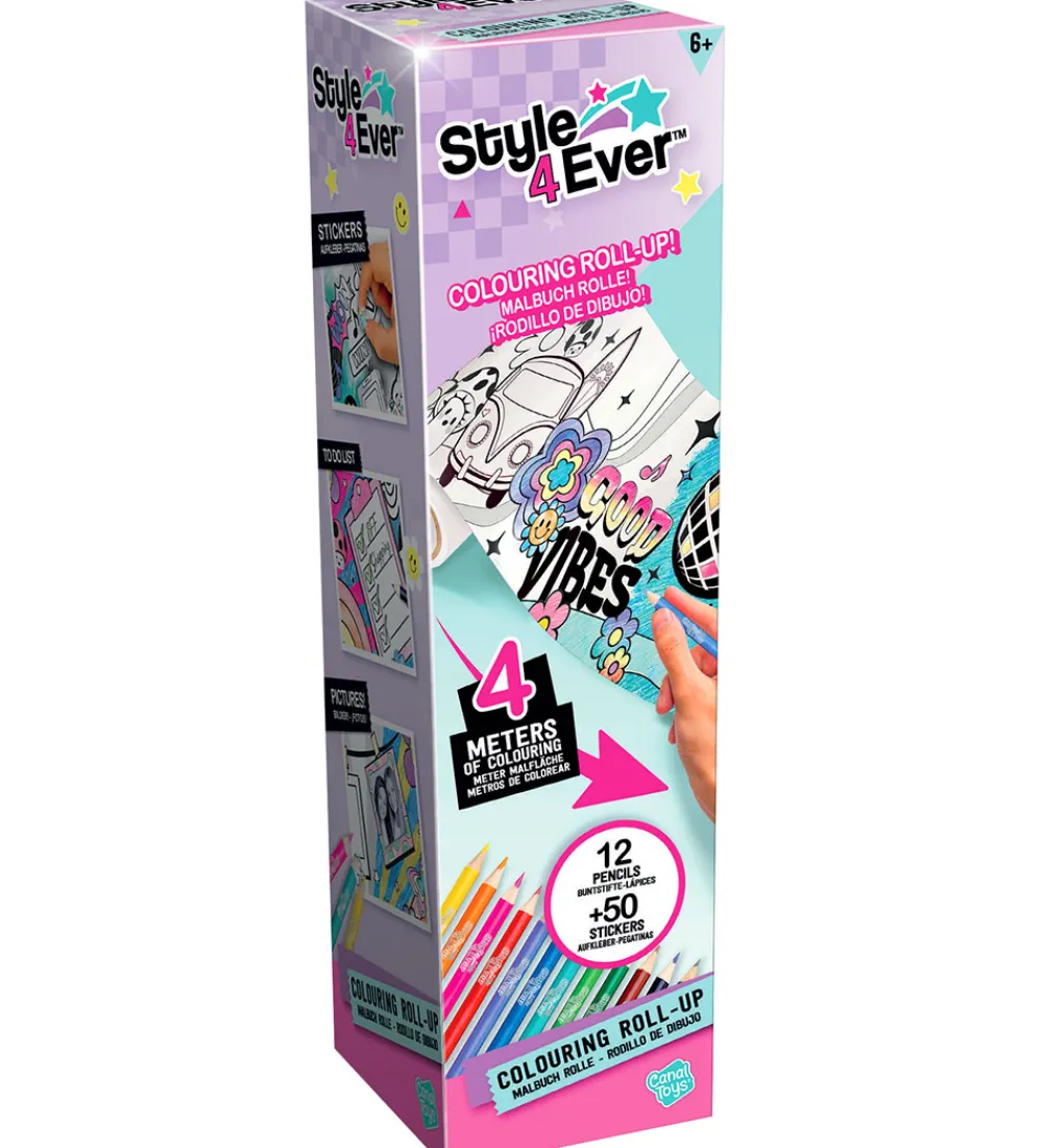 Style 4 Ever Malebog|Colouring Roll-up - 4 meter