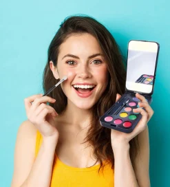 Style 4 Ever Sminke></noscript>Mini Makeup Etui m. LED-Lys