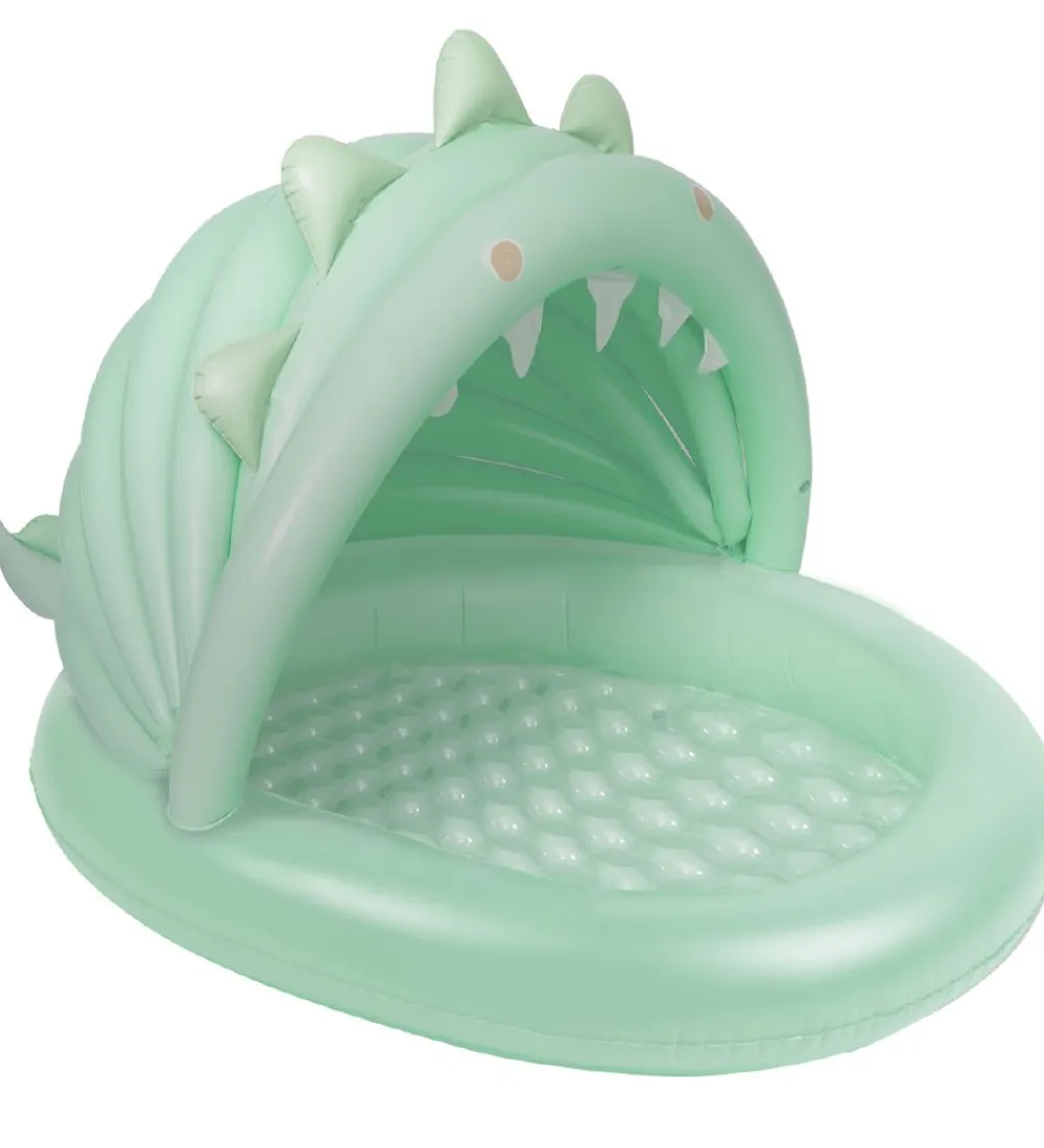 SunnyLife Badebassin>Badebassin - 100x115 cm - Grøn Dino
