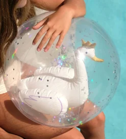 SunnyLife Strandlegetøj|Badebold - 35 cm - 3D - Princess Swan Multi