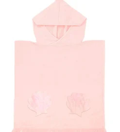 SunnyLife Babyhåndklæde- Og Poncho|Håndklæder|Badeponcho - 62x63 cm - Mermaid - Rosa