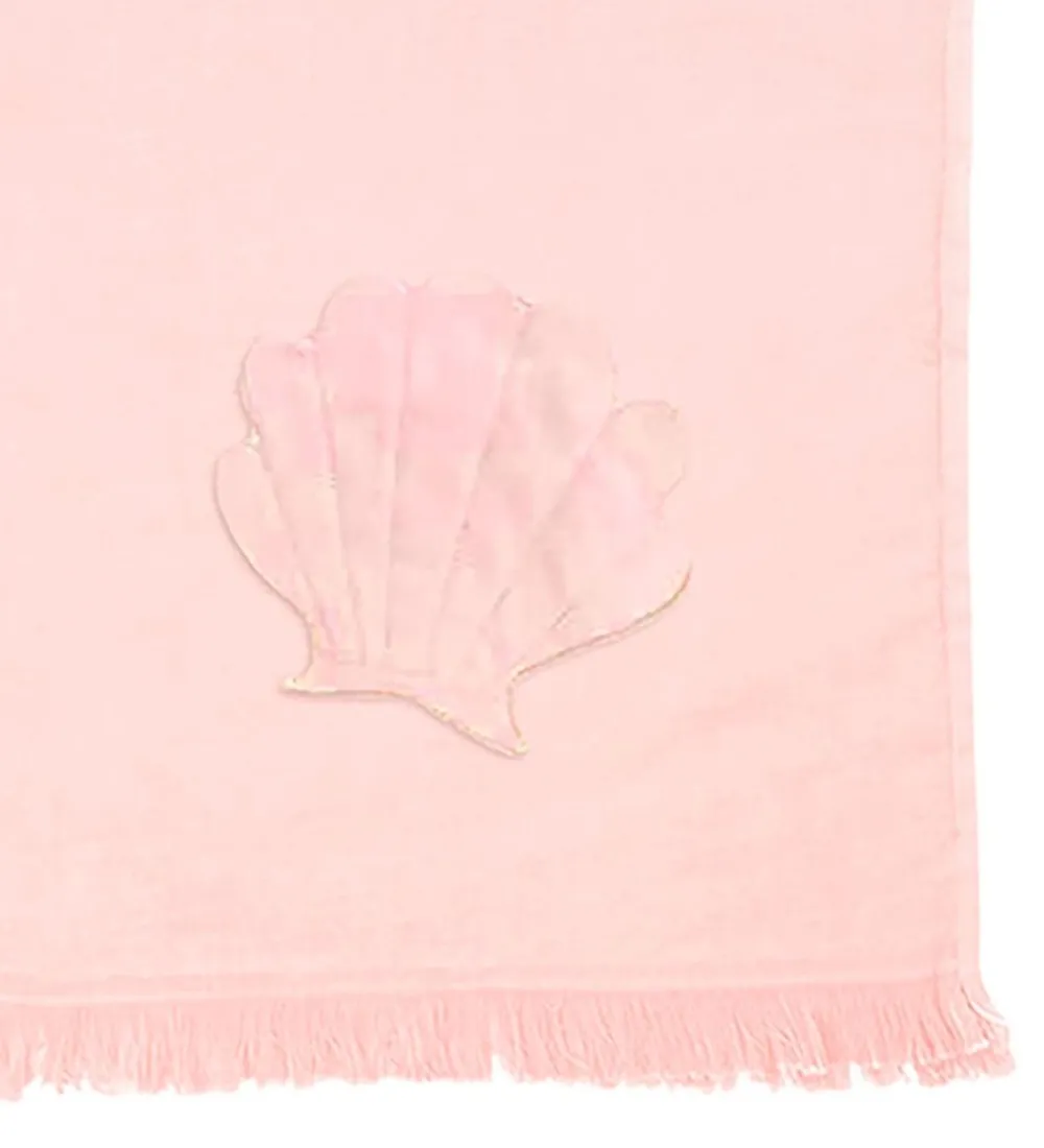 SunnyLife Babyhåndklæde- Og Poncho|Håndklæder|Badeponcho - 62x63 cm - Mermaid - Rosa