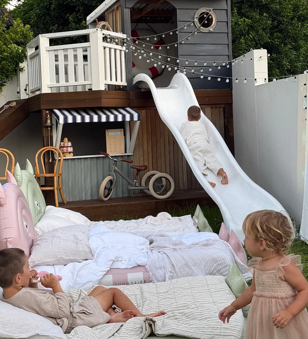 SunnyLife Senge|Møbler|Børneseng - Oppustelig - Monster - Pink